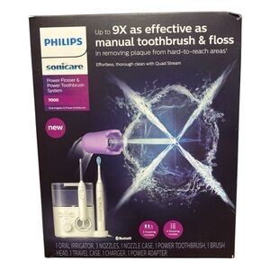 NEW $249 Philips Sonicare 7000 Power Flosser Power Toothbrush System